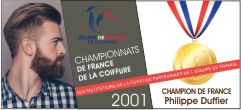 Champion de France coiffure